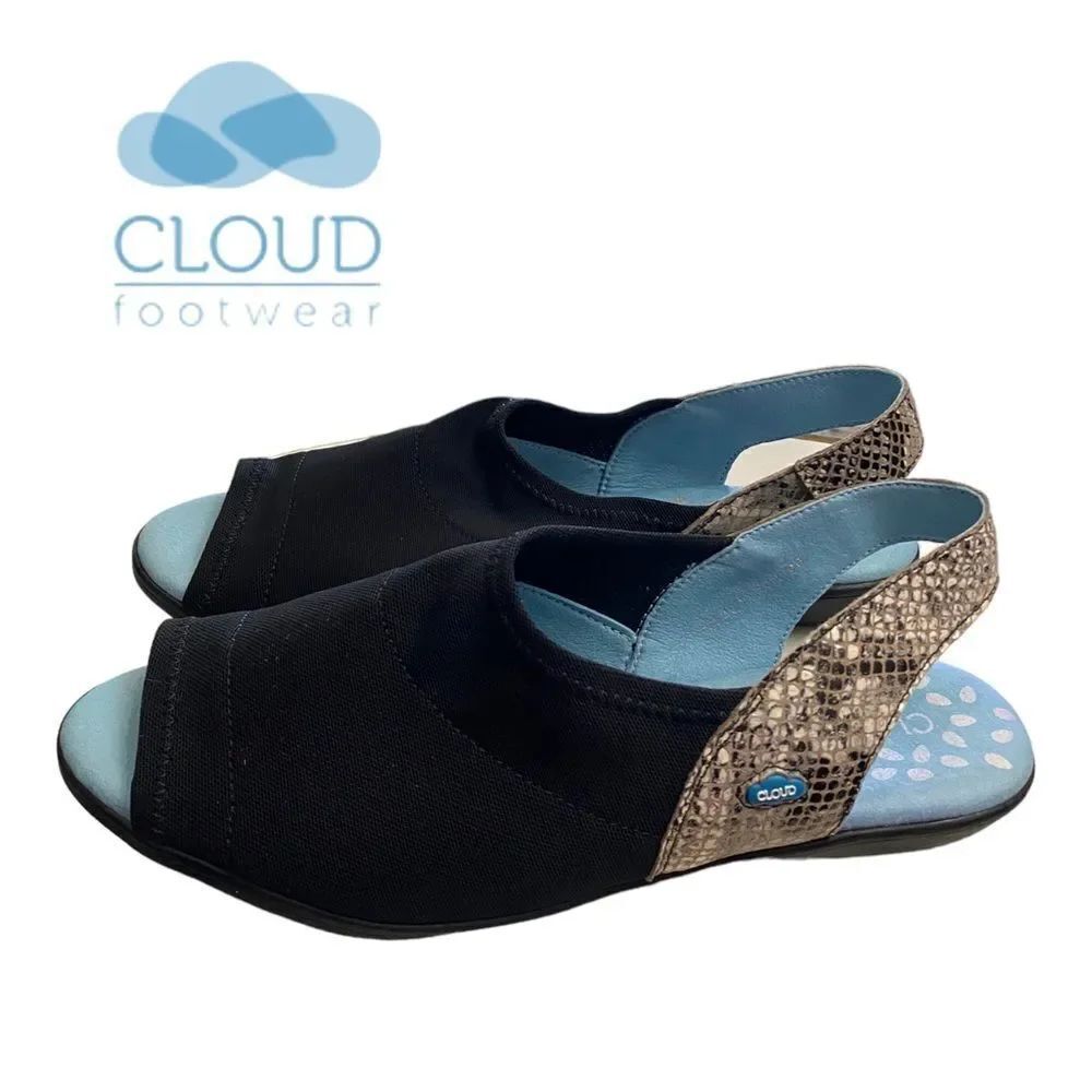 CLOUD FOOTWEAR Piton Boa Cuteness Sandals NEW 39 8 8.5